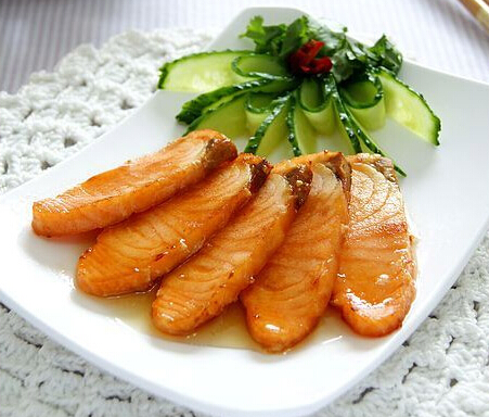 檸香蜜汁三文魚